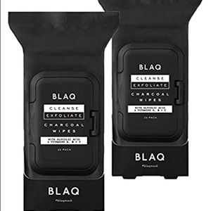 Blaq Exfoliating makeup wipes